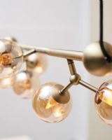 Halo Design Atom Mini Langbordspendel Rav/Messing