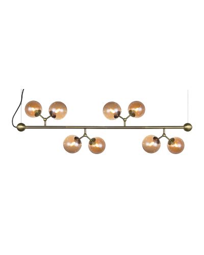 Halo Design Atom Langbordspendel Rav/Messing