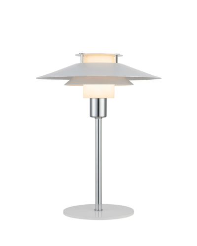 Halo Design Rivoli Bordlampe Hvid/Krom
