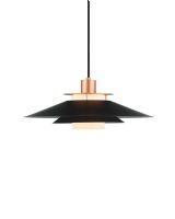 Halo Design Rivoli Pendel Ø40 Sort/Kobber
