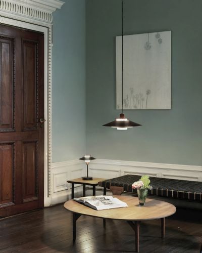 Halo Design Rivoli Pendel Ø40 Sort/Messing