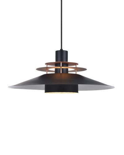 Halo Design Rivoli Pendel Ø50 Sort/Kobber