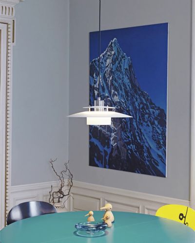 Halo Design Sørup Pendel - Ø40 - Hvid/Krom