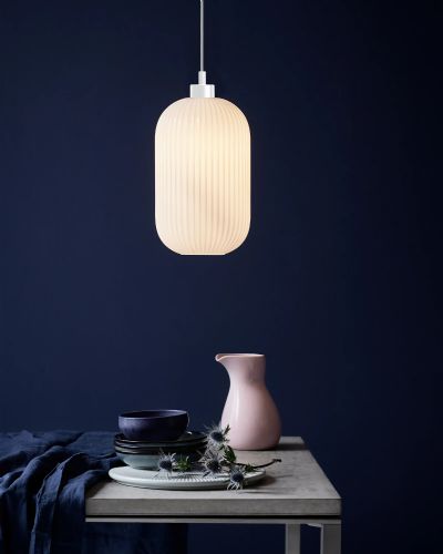 Nordlux Milford 20 Pendel - Opal/Hvid