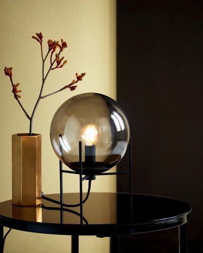 Nordlux Alton Bordlampe - Røgfarvet/Sort