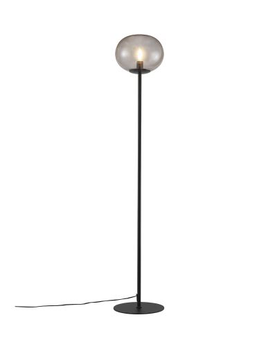 Nordlux Alton Gulvlampe - Røgfarvet/Sort