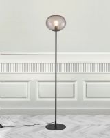 Nordlux Alton Gulvlampe - Røgfarvet/Sort