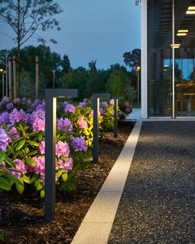 Norlys Asker LED Pullert, 85cm - Aluminium