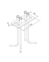 Forankringssæt (1907) - for nedstøbning i cement