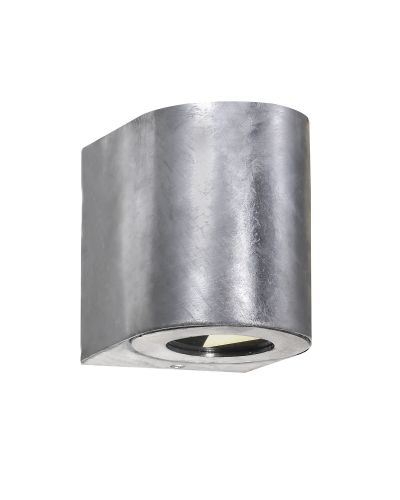 Nordlux Canto 2 Up/Down Væglampe - Galvaniseret Stål