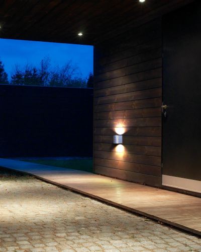 Nordlux Canto 2 Up/Down Væglampe - Galvaniseret Stål