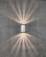 Nordlux Canto 2 Up/Down Væglampe - Galvaniseret Stål