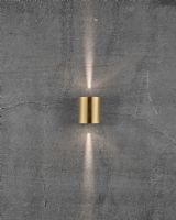 Nordlux Canto 2 Up/Down Væglampe - Messing