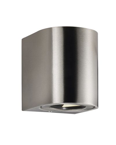 Nordlux Canto 2 Up/Down Væglampe - Rustfrit Stål