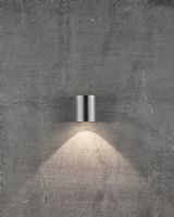 Nordlux Canto 2 Up/Down Væglampe - Rustfrit Stål