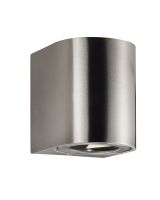 Nordlux Canto 2 Up/Down Væglampe - Rustfrit Stål