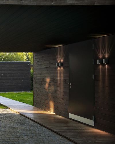 Nordlux Canto 2 Up/Down Væglampe - Sort