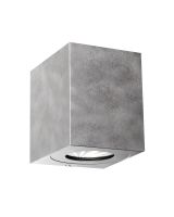 Nordlux Canto Kubi 2 Up/Down Væglampe - Galvaniseret Stål