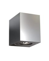 Nordlux Canto Kubi 2 Up/Down Væglampe - Rustfrit Stål