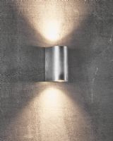 Nordlux Canto Maxi 2 Up/Down Væglampe - Galvaniseret Stål