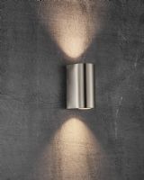 Nordlux Canto Maxi 2 Up/Down Væglampe - Rustfrit Stål