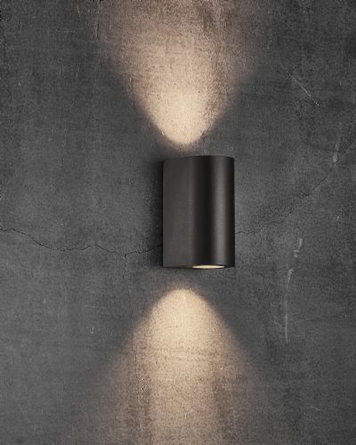 Nordlux Canto Maxi 2 Up/Down Væglampe - Sort