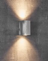 Nordlux Canto Maxi Kubi 2 Up Væglampe - Galvaniseret Stål