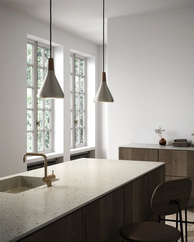 Nordlux Nori Pendel - Ø18 - Børstet Stål