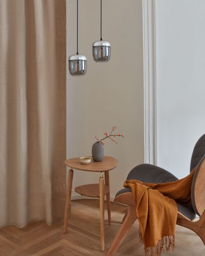 Umage Acorn Pendel - Røgfarvet/Stål