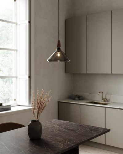 Nordlux Nori Pendel - Ø27 - Røgfarvet