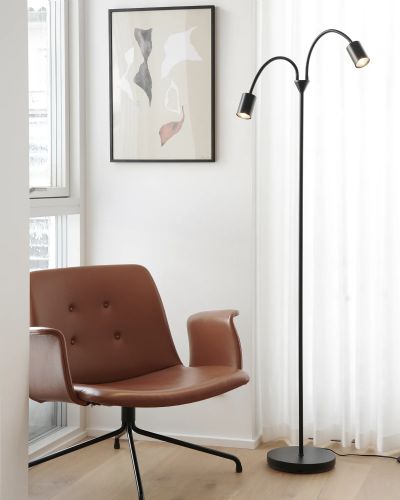 Nordlux Explore Gulvlampe - Sort