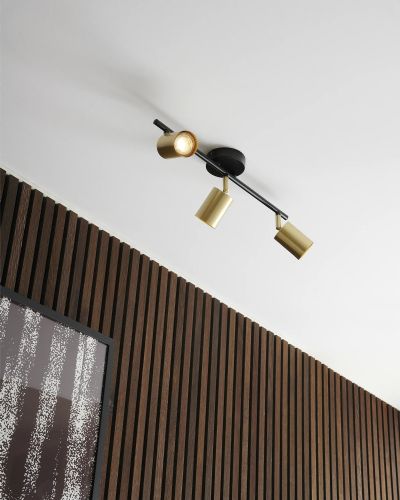 Nordlux Explore 3 Spotlampe - Messing