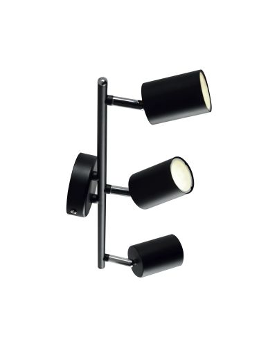 Nordlux Explore 3 Spotlampe - Sort