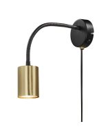 Nordlux Explore Flex Væglampe - Messing