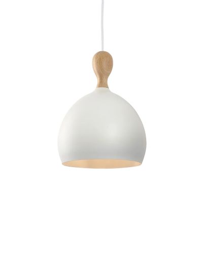 Halo Design Dueodde Pendel - Hvid/Metal - Ø18