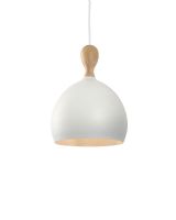 Halo Design Dueodde Pendel - Hvid/Metal - Ø18