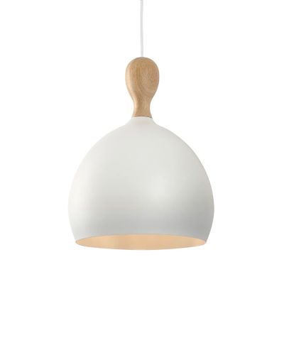 Halo Design Dueodde Pendel - Hvid/Metal - Ø24