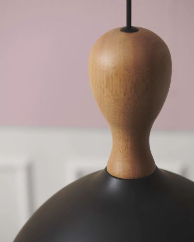 Halo Design Dueodde Pendel - Sort/Metal - Ø24