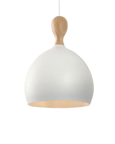 Halo Design Dueodde Pendel - Hvid/Metal - Ø30