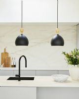 Halo Design Dueodde Pendel - Sort/Metal - Ø30