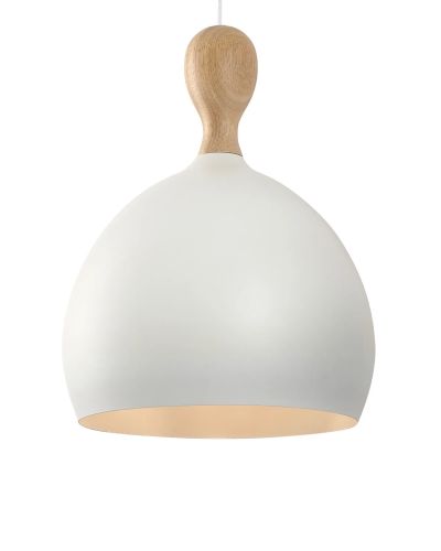 Halo Design Dueodde Pendel - Hvid/Metal - Ø39