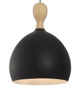 Halo Design Dueodde Pendel - Sort/Metal - Ø39