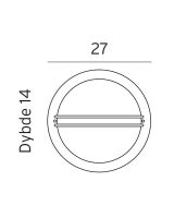 Norlys Berlin Væglampe E27 - Mål