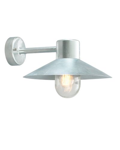 Norlys Lund Væglampe - Galvaniseret