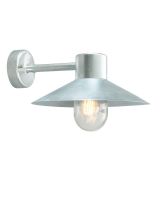 Norlys Lund Væglampe - Galvaniseret