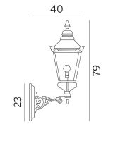 Norlys Chelsea Væglampe - Kobber - 954 - Mål