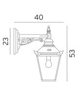 Norlys Chelsea Væglampe - Kobber - 960 - Mål