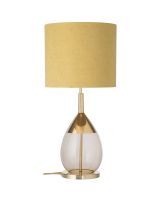 Ebb & Flow Marl Gul Stofskærm m/ Lute bordlampe