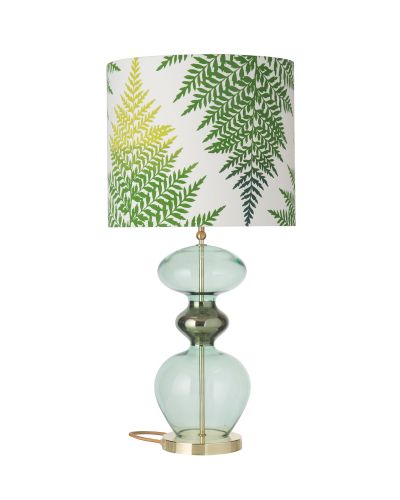 Ebb & Flow Fern Leaves Graphic - Grøn - Ø35 - Stofskærm