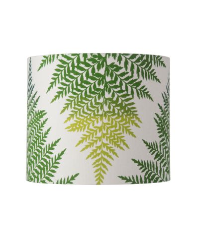 Ebb & Flow Fern Leaves Graphic - Grøn - Ø35 - Stofskærm